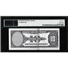 Image 2 : 1929 10 Unit American Bank Note Co. "Test Note" PMG Choice Uncirculated 63EPQ