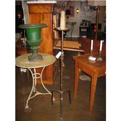 Spanish Forged Iron Torchiere #1274134