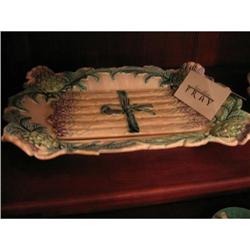 19th Century French Sarreguemine Platter #1274138