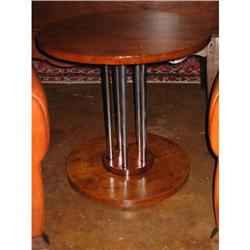 French Mid-Century Modern Oak Gueridon #1274180