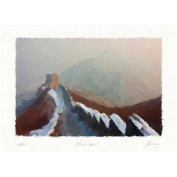 "Chinese wall" Author's lithograph by Livitin #1274211