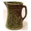Image 1 : Large green majolica pitcher by McCoy #1274254
