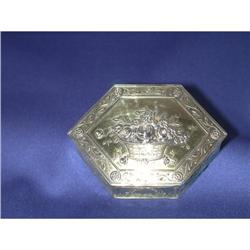 Vermiel silver octagonal box #1274270