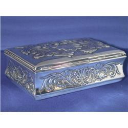 Sterling silver dresser/jewelry box "signed" #1274284