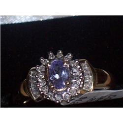 tanzanite/diamond RING #1274301