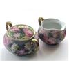 Image 1 : Royal Bayreuth ROSES Sugar Bowl and Creamer #1274389