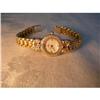 Image 1 : Estate 14K YG Gold Allegro Diamond Ruby Watch #1274693