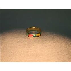 18K Gold Hidalgo Enamel Fishes Band #1274750