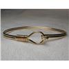 Image 1 : Estate 14K YG Solid Gold Bar Bangle Bracelet #1274795