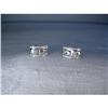 Image 1 : Estate 14K WG Elephant Diamond Huggie Earrings #1274891