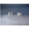 Image 1 : Estate 14K WG Elephant Diamond Huggie Earrings #1274891