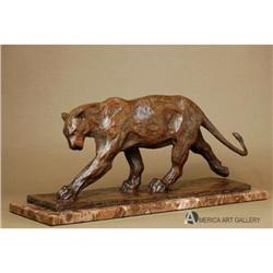 FABULOUS PANTHER REMBRANDT BUGATTI BRONZE #1274954