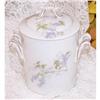 Image 1 : Antique Limoges 2 Pc. Condensed Milk Container #1294643