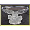 Image 1 : SIGNED LALIQUE NOGENT GLASS BOWL W 4 BIRDS #1295390