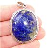 Image 1 : STERLING SILVER GIANT LAPIS LAZULI Pendant #1309898