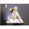 Image 1 : RHJ Gorgeous Cubic Zirconium Trillion Pendant #1322768