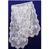 Image 1 : ANTIQUE FRENCH LACE NETTED TAMBOUR  LACE RUNNER#1322832