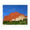 Image 1 : "Red mountain" Author's lithograph by Livitin #1322857