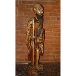 35 Inch Pringle Carving - Haitian Medicine Man #1323006