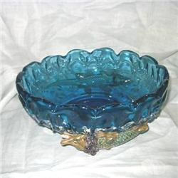 Moser Persion Blue Bowl with Aligators #1323010