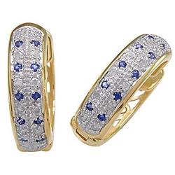 1.50 ctw Genuine Sapphire and Brilliant and #1323030
