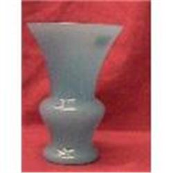Very nice Blue Opaline glass Vase #1323077