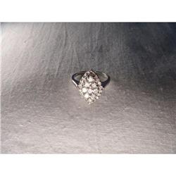 Estate 14K WG Gold 1 CT Diamond Marquise Ring #1323129