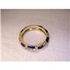 Image 1 : Estate 18K YG Enameled Hidalgo Designer Ring #1323142