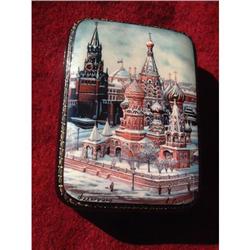 Russian lacquer box with hand-painted miniature#1323229