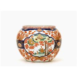 Old Japanese Imari Persimmon Jar  #1323307