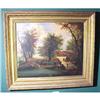 Image 1 : Antique Oil Painting signed T Clark European #1323347