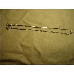 14Kt White Gold Circa 1920 Watch Chain #1323435