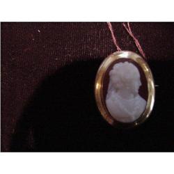 Lovely Victorian Hardstone Cameo & Yellow Gold #1323548