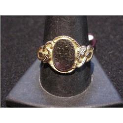 Victorian 14kt Yellow Gold Signet Ring #1323553