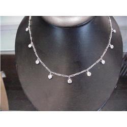 Platinum and Diamond Necklace with Certed GIA #1323579