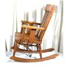 Image 1 : Antique Mission Oak Child's Rocking Chair  #1323763