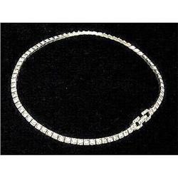 Antique Sterling Round-Cut Paste Choker #1323799