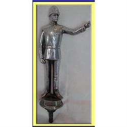 VINTAGE CAR MASCOT HOOD ORNAMENT POLICEMAN #1323802