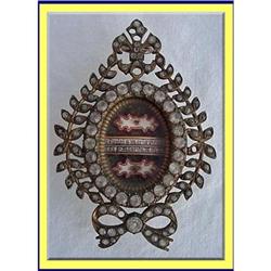 pENDANT RELIQUARY GILT & RHINESTONE FRAME #1323803