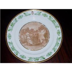  Pair of Empire Old Paris dinner plates  #1323813