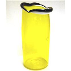 Venini FULVIO BIANCONI Yellow Lips Vase #1351673