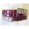 Image 1 : Rubies & Diamonds 18K Gold Ring #1351700