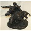 Image 1 : DRAMATIC "THE RACE" BRONZE STATUE BY THOMAS #1351752