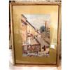 Image 1 : A. Widnell Wilson "Florence" Watercolor d.1908 #1352019