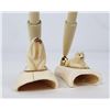 Image 12 : Lot of 2 Eskimo Inuit Walrus Ivory Pen Stands