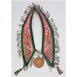 Montana Indian George Washington Peace Medal Sash