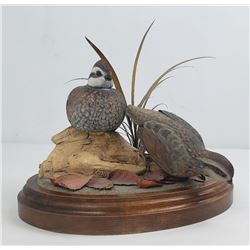 Keith Stevens Wood Carving Montana Partridge