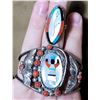 Image 1 : Roland Hogan Begay Navajo Inlay Bracelet and Ring