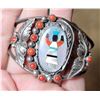 Image 2 : Roland Hogan Begay Navajo Inlay Bracelet and Ring