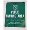Image 1 : US Department of Interior Public Hunting Area Sign